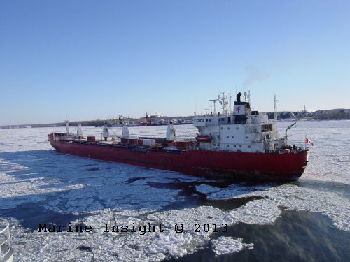 ship navigation in ice