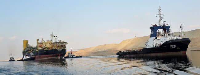 The new Suez Canal experienced one of the hardest passage