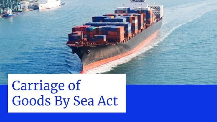 Carriage of Goods by Sea Acts